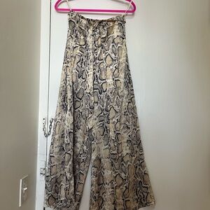 She + Sky Animal Print Trousers